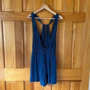 NWT - Cupshe Blue Romper